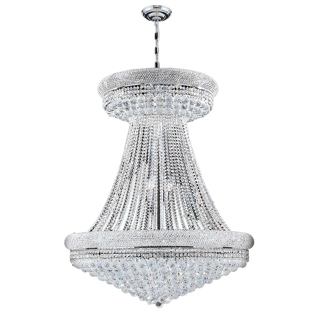 Worldwide Empire W83037C36 Chandelier Light - Polished Chrome