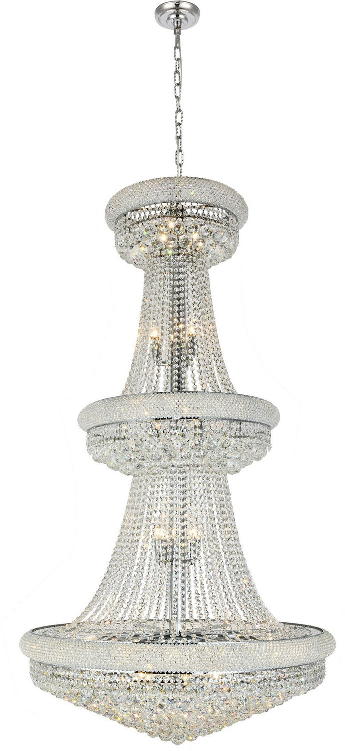 Worldwide Empire W83038C36 Chandelier Light - Polished Chrome