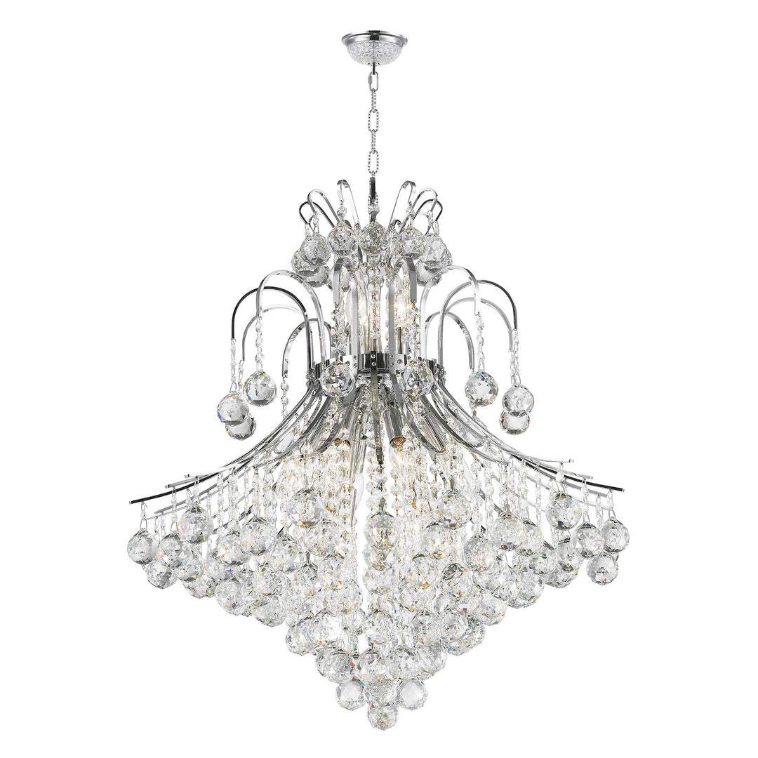 Worldwide Empire W83040C25 Chandelier Light - Polished Chrome