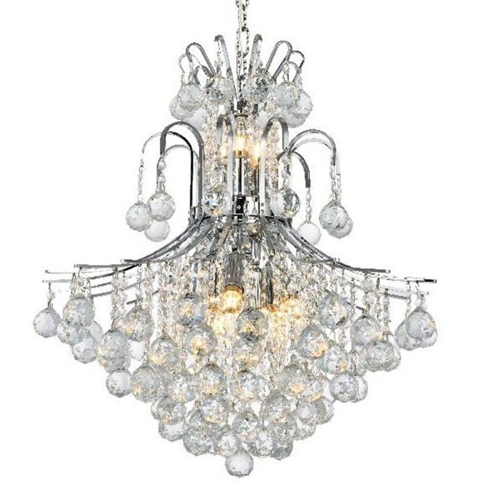Worldwide Empire W83041C22 Chandelier Light - Polished Chrome