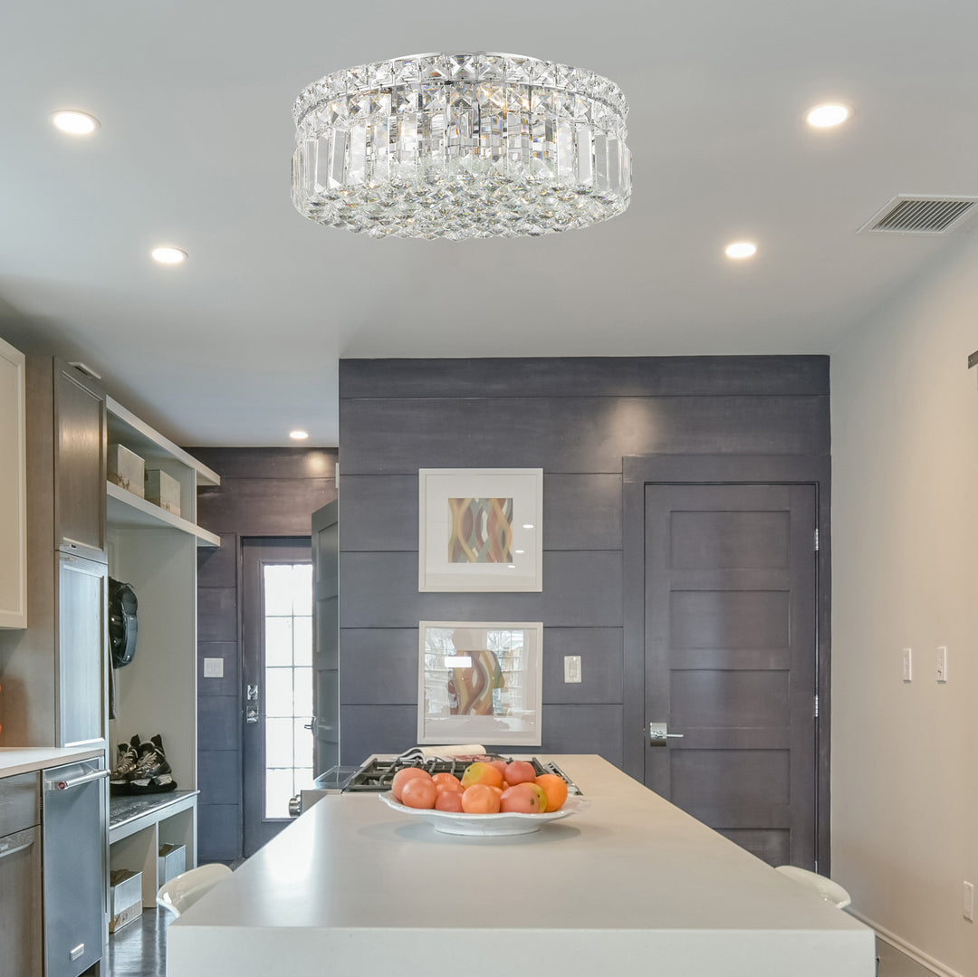 Worldwide Cascade W33506C14 Ceiling Light - Polished Chrome