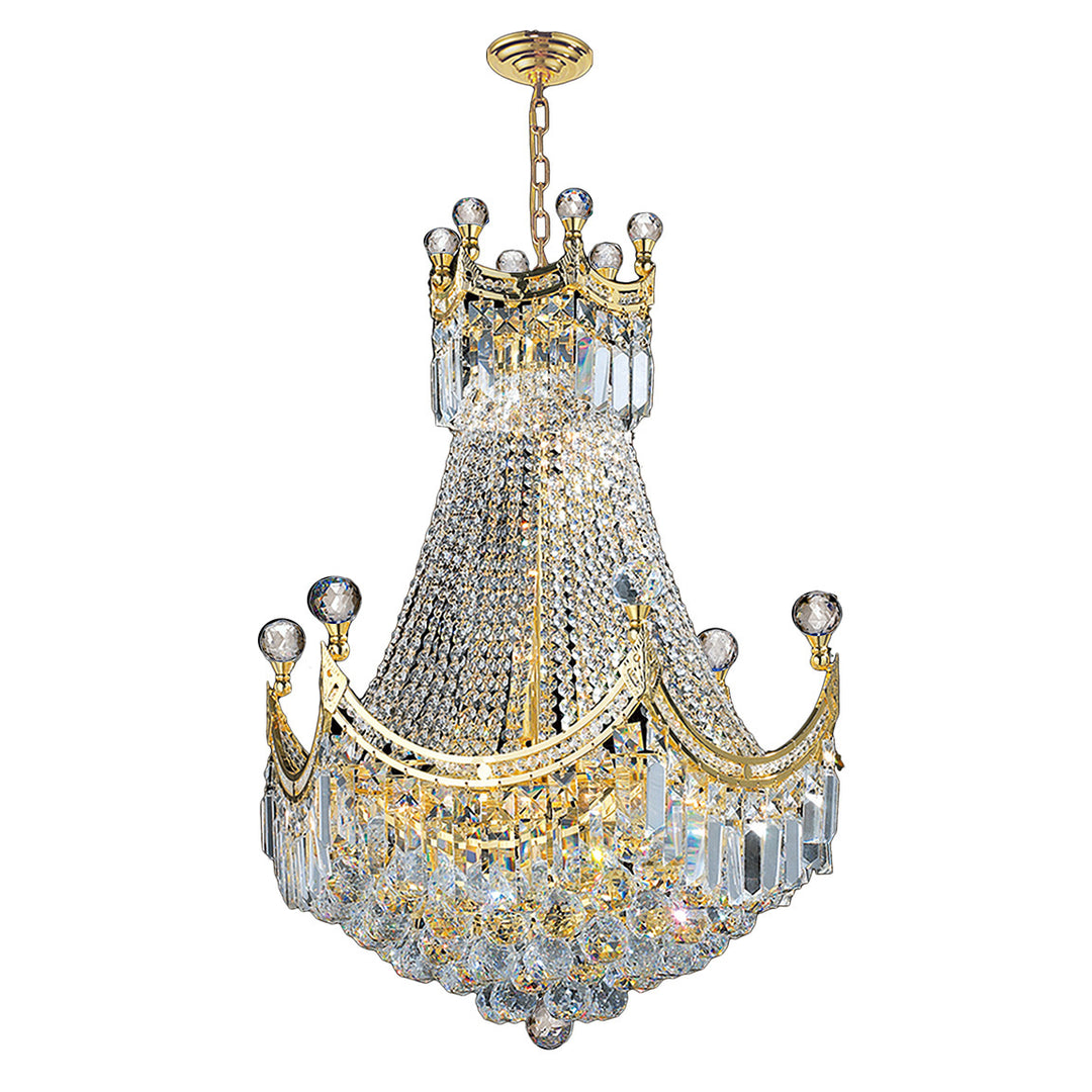 Worldwide Empire W83026G20 Chandelier Light - Polished Gold