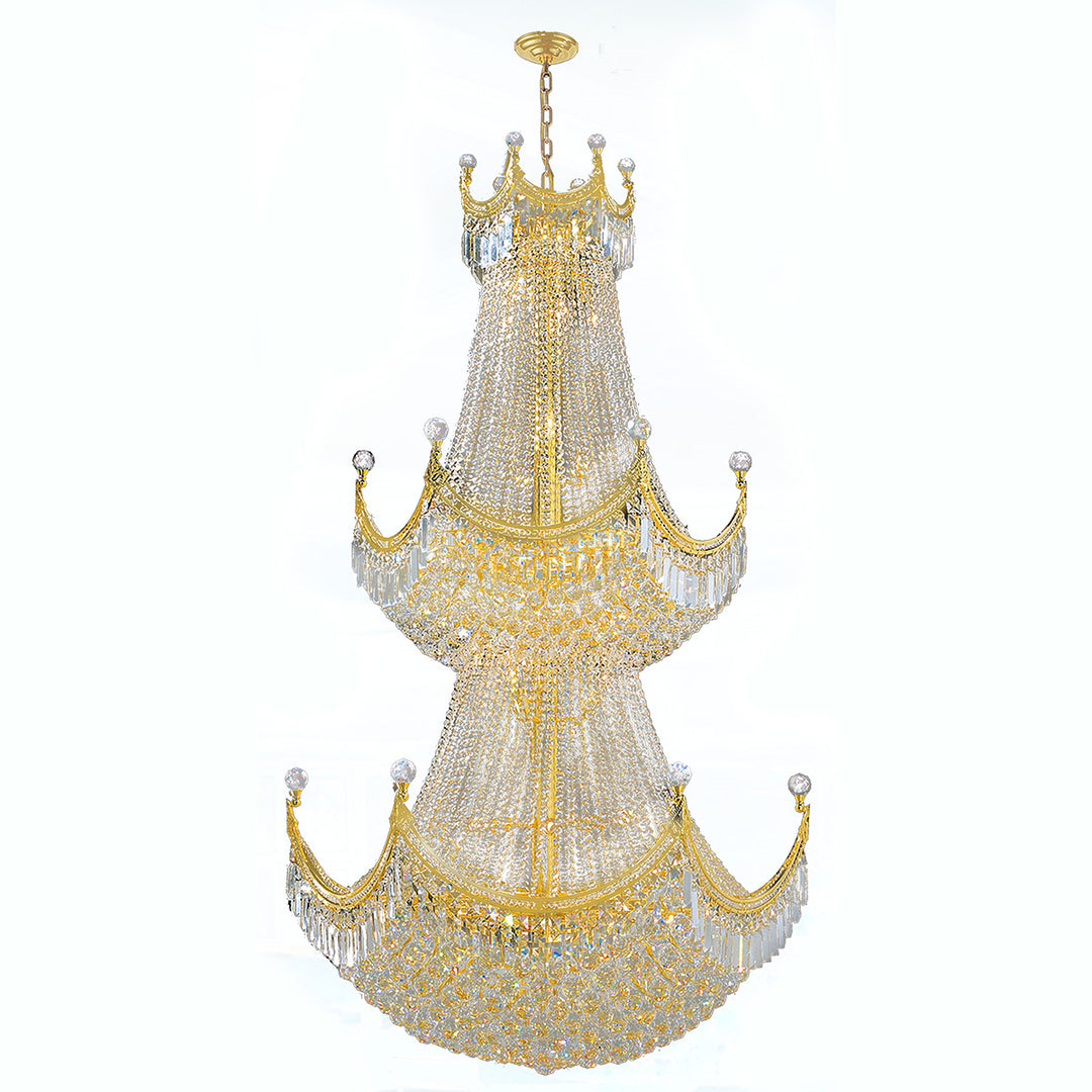 Worldwide Empire W83027G36 Chandelier Light - Polished Gold