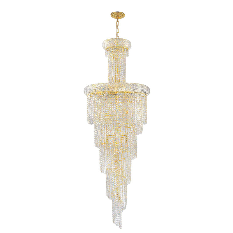 Worldwide Empire W83029G22 Chandelier Light - Polished Gold