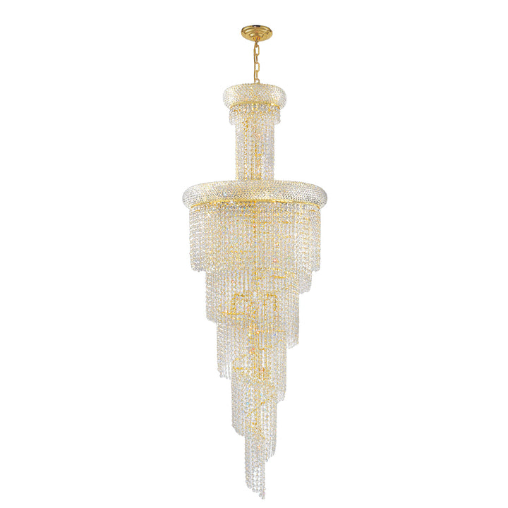 Worldwide Empire W83029G22 Chandelier Light - Polished Gold
