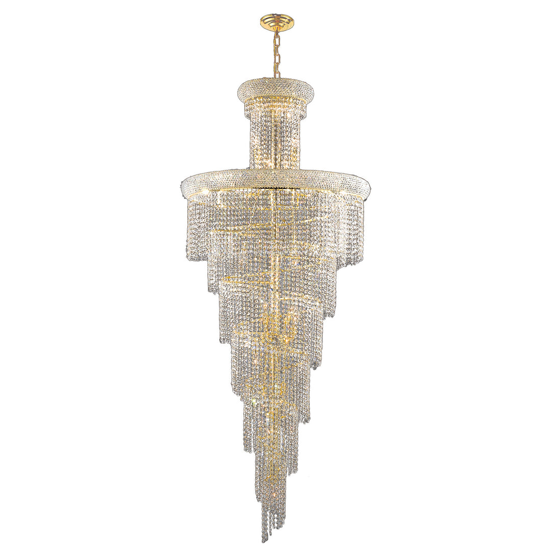 Worldwide Empire W83029G30 Chandelier Light - Polished Gold