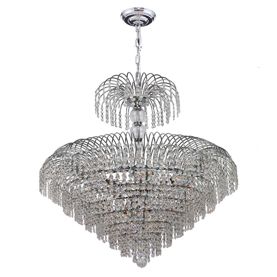 Worldwide Empire W83031C30 Chandelier Light - Polished Chrome