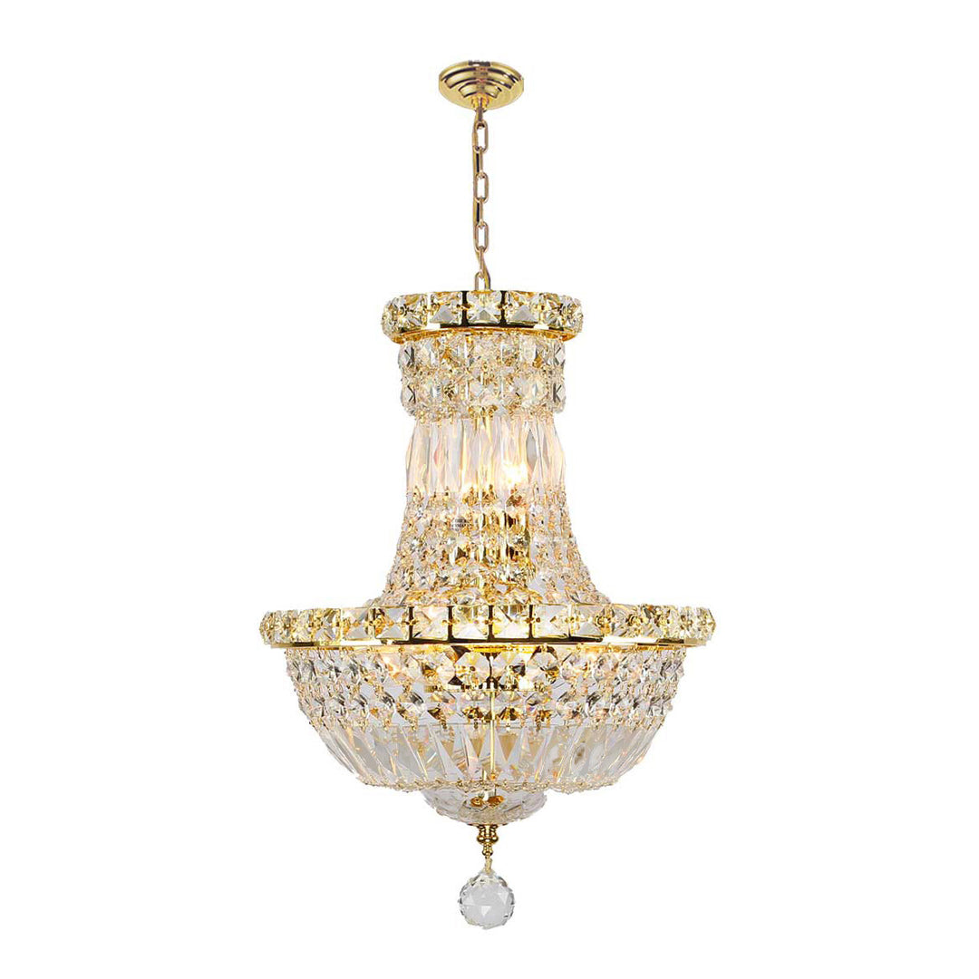 Worldwide Empire W83032G12 Chandelier Light - Polished Gold