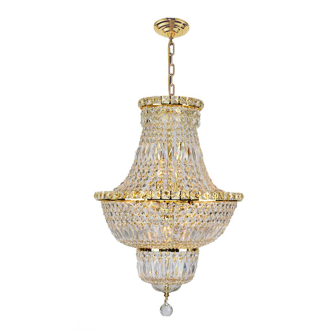 Worldwide Empire W83032G18 Chandelier Light - Polished Gold