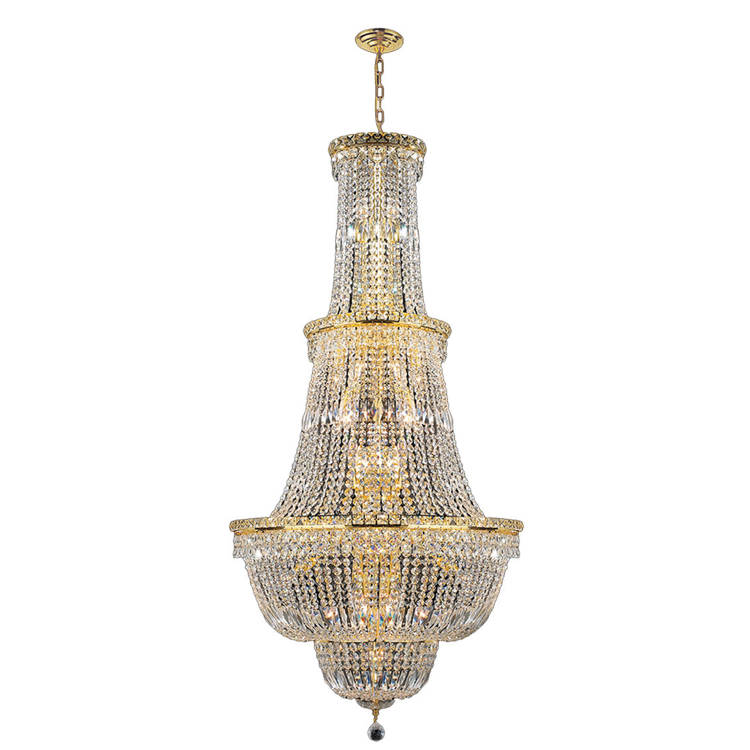 Worldwide Empire W83033G28 Chandelier Light - Polished Gold