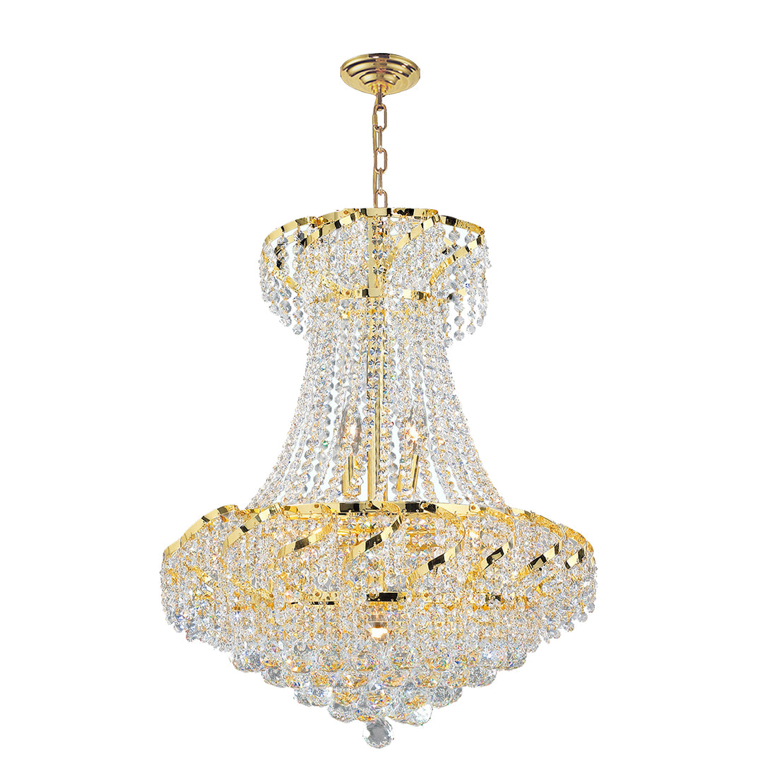 Worldwide Empire W83034G22 Chandelier Light - Polished Gold
