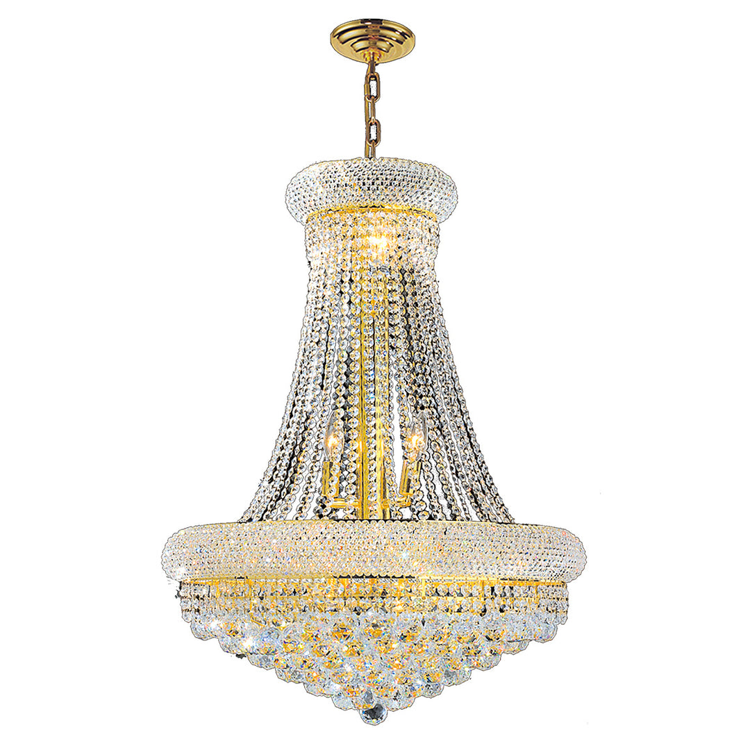 Worldwide Empire W83035G24 Chandelier Light - Polished Gold