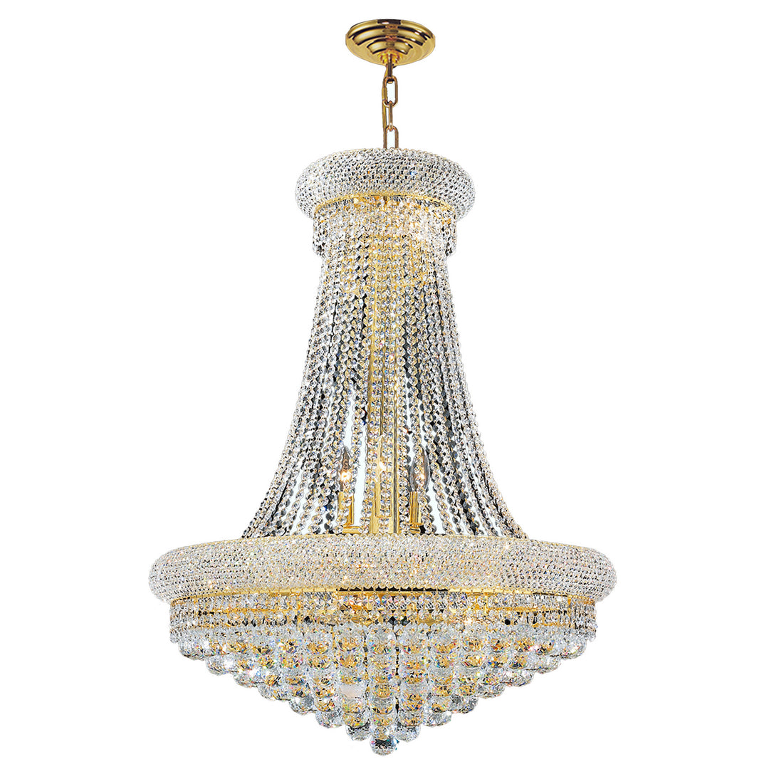Worldwide Empire W83035G28 Chandelier Light - Polished Gold