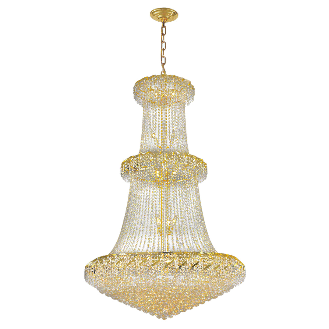 Worldwide Empire W83036G42 Chandelier Light - Polished Gold