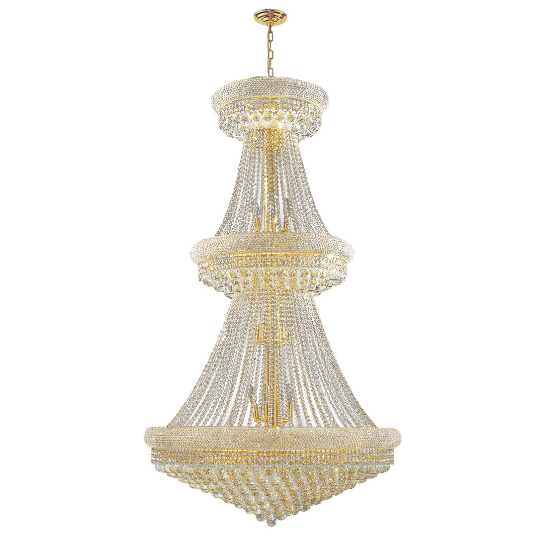 Worldwide Empire W83038G36 Chandelier Light - Polished Gold