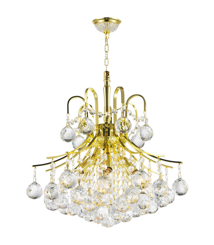 Worldwide Empire W83039G16 Chandelier Light - Polished Gold