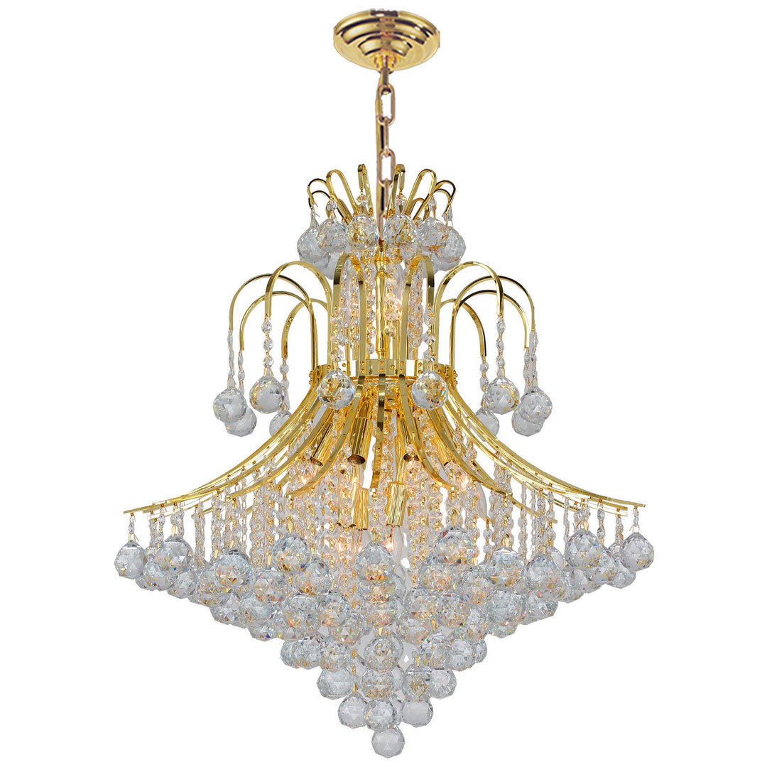 Worldwide Empire W83040G25 Chandelier Light - Polished Gold