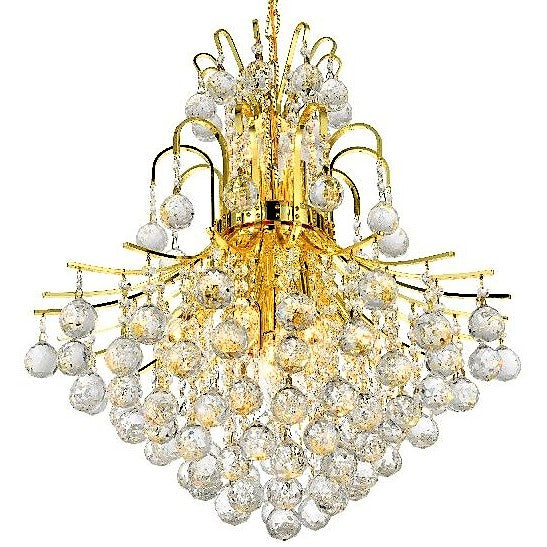 Worldwide Empire W83041G22 Chandelier Light - Polished Gold