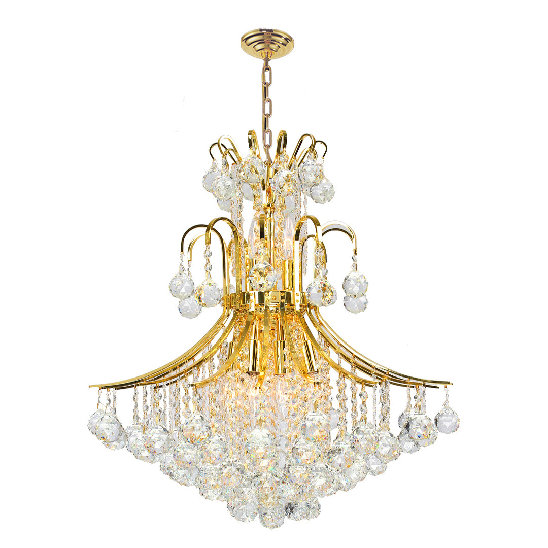 Worldwide Empire W83041G22 Chandelier Light - Polished Gold
