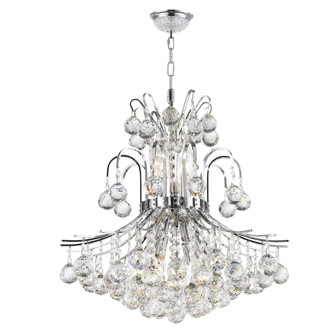 Worldwide Empire W83043C19 Chandelier Light - Polished Chrome