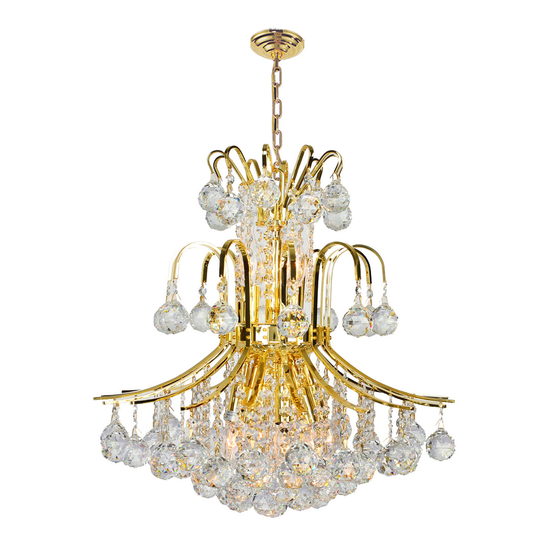 Worldwide Empire W83043G19 Chandelier Light - Polished Gold
