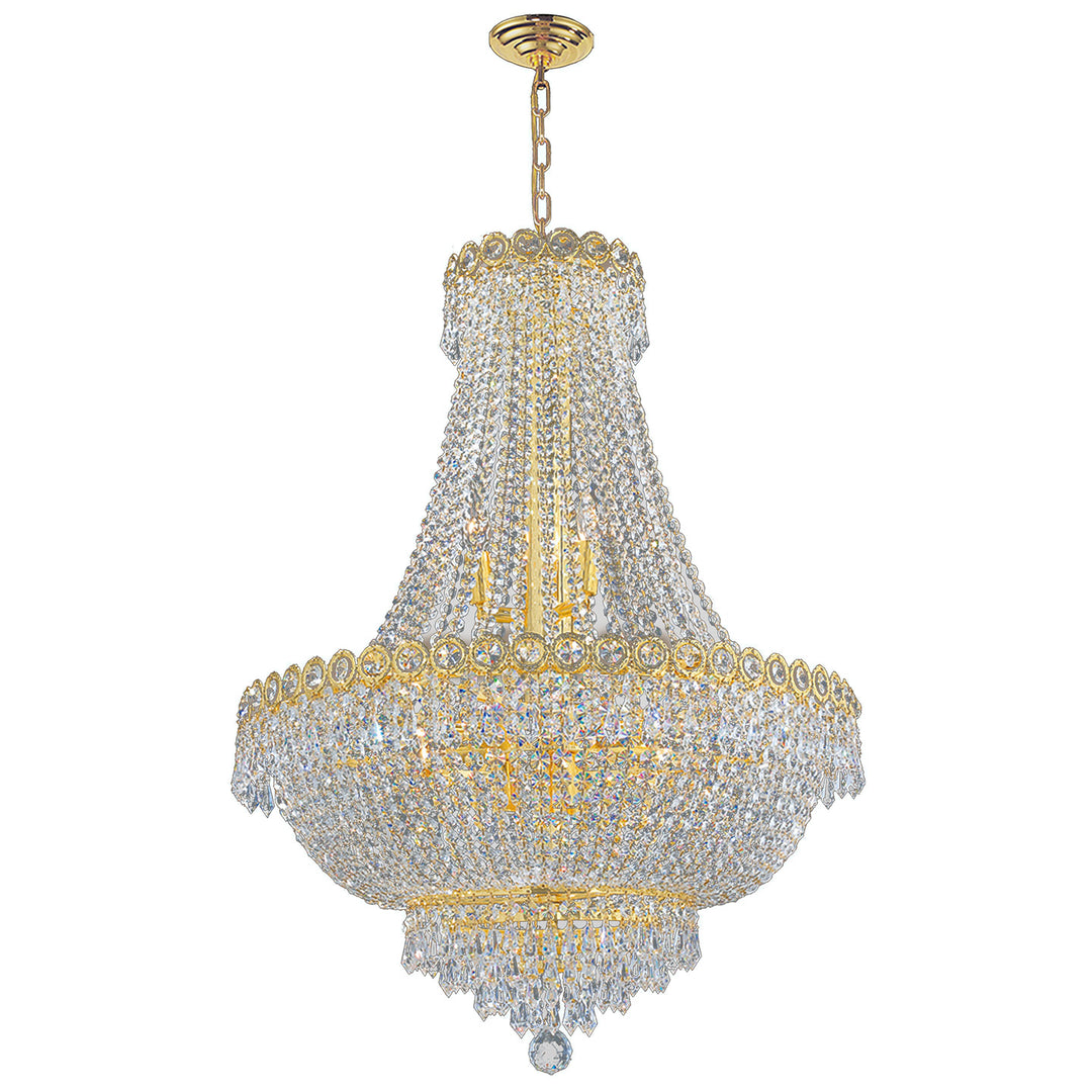 Worldwide Empire W83048G24 Chandelier Light - Polished Gold