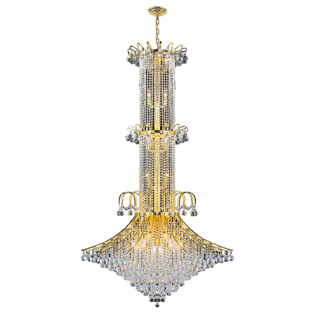 Worldwide Empire W83050G44 Chandelier Light - Polished Gold