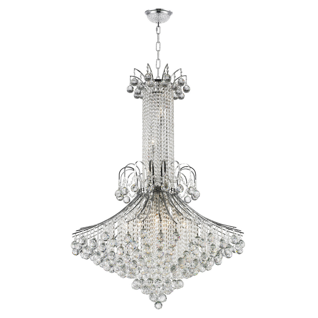 Worldwide Empire W83051C35 Chandelier Light - Polished Chrome