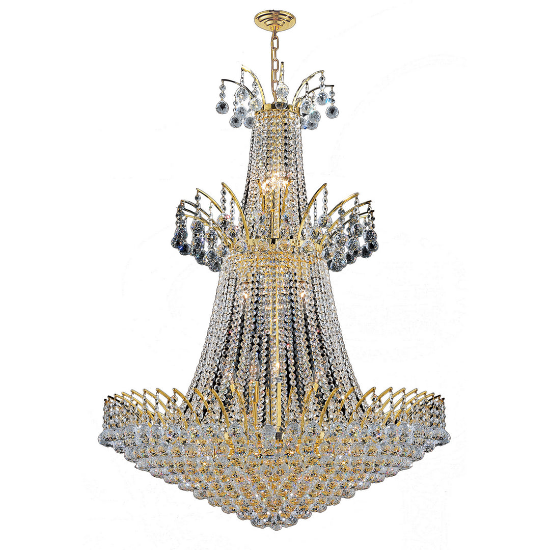 Worldwide Empire W83052G32 Chandelier Light - Polished Gold