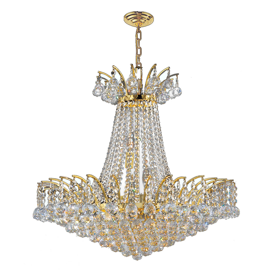 Worldwide Empire W83053G24 Chandelier Light - Polished Gold