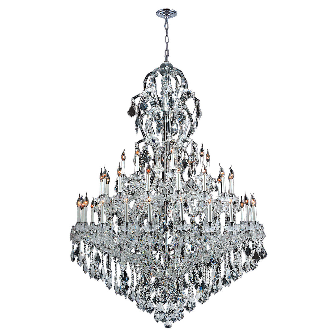 Worldwide Maria Theresa W83067C52 Chandelier Light - Polished Chrome