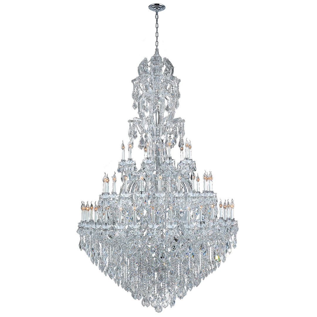 Worldwide Maria Theresa W83067C65 Chandelier Light - Polished Chrome