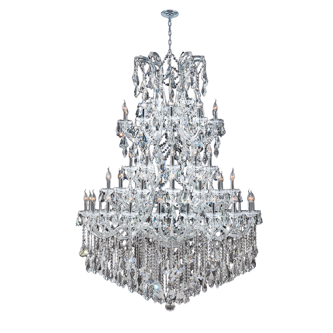 Worldwide Maria Theresa W83068C54 Chandelier Light - Polished Chrome