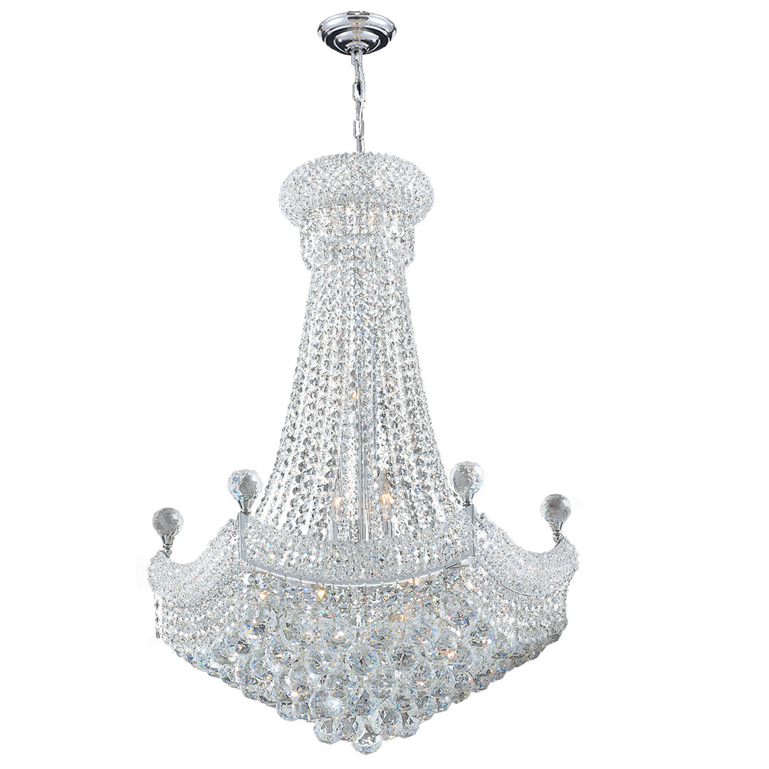 Worldwide Empire W83074C24 Chandelier Light - Polished Chrome