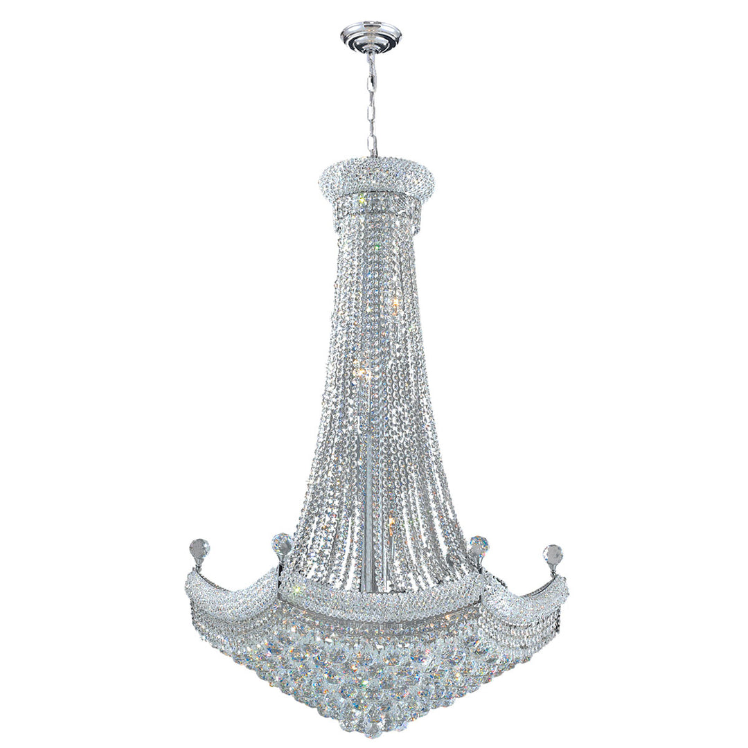 Worldwide Empire W83074C30 Chandelier Light - Polished Chrome