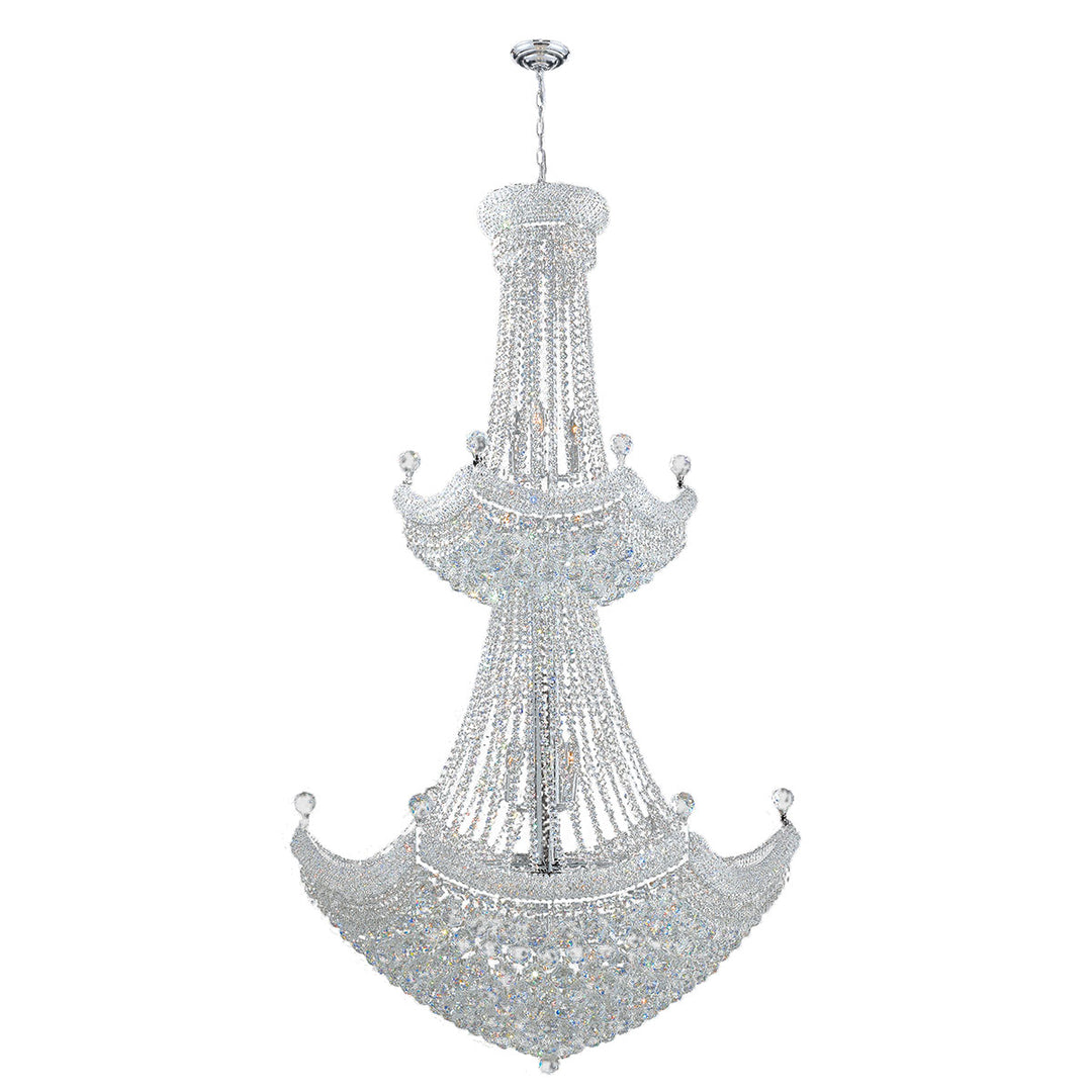 Worldwide Empire W83074C36 Chandelier Light - Polished Chrome