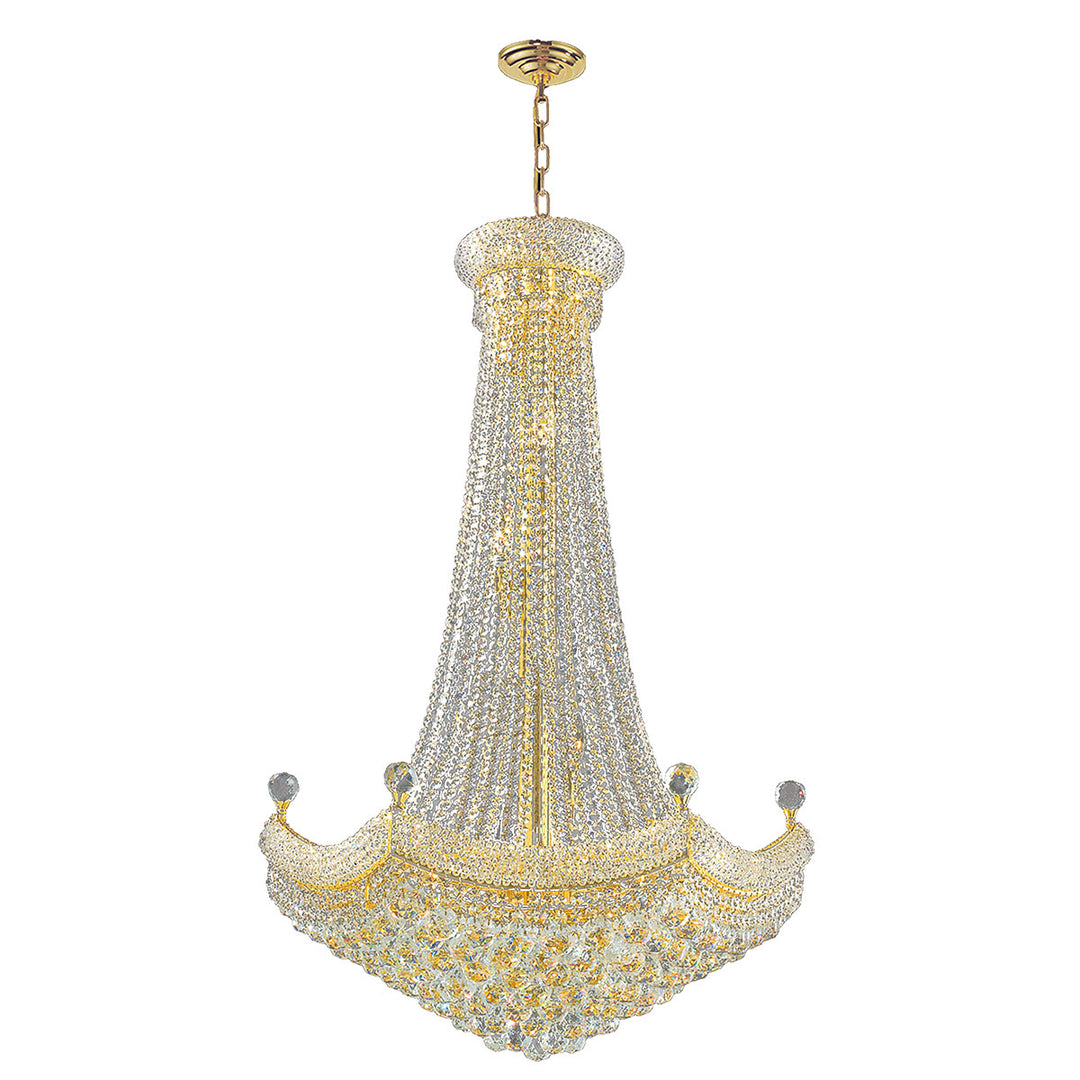 Worldwide Empire W83074G30 Chandelier Light - Polished Gold