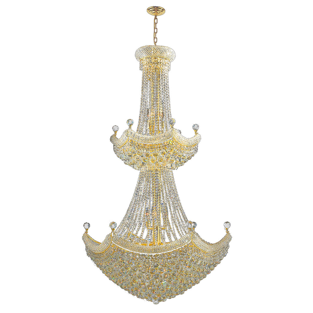 Worldwide Empire W83074G36 Chandelier Light - Polished Gold