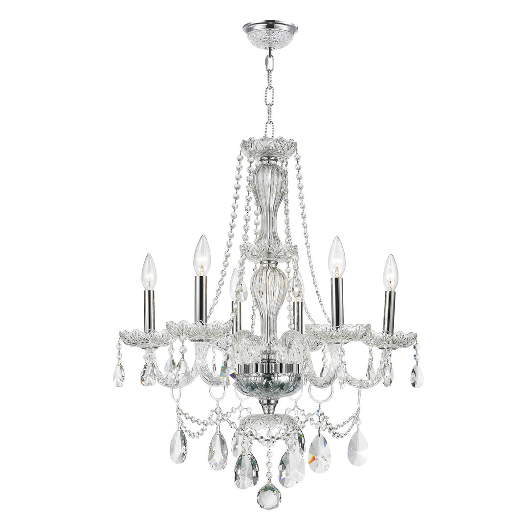 Worldwide Provence W83096C23-CL Chandelier Light - Polished Chrome