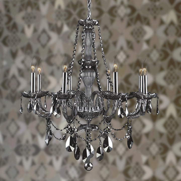 Worldwide Provence W83097C28-SM Chandelier Light - Polished Chrome