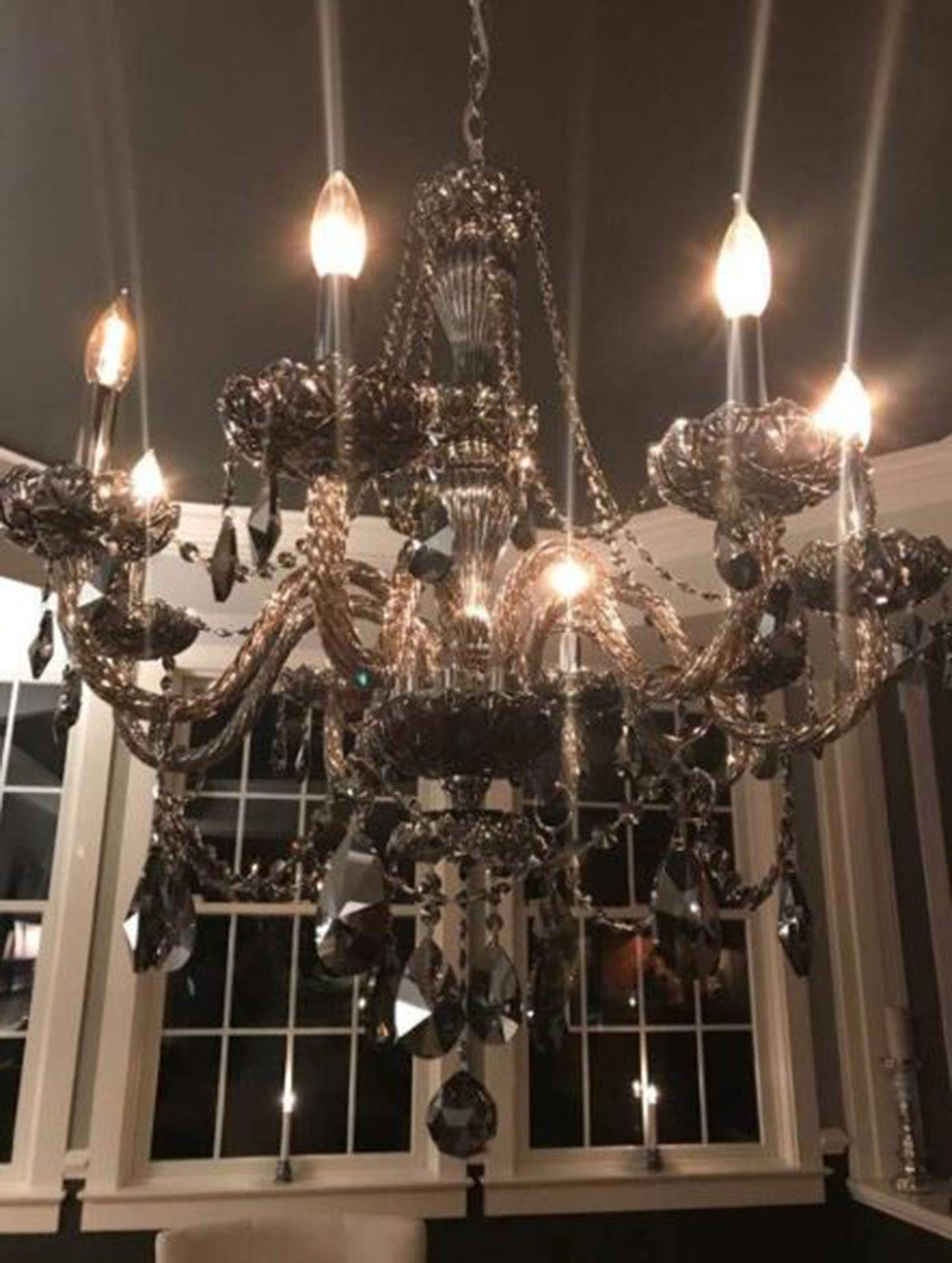 Worldwide Provence W83097C28-SM Chandelier Light - Polished Chrome
