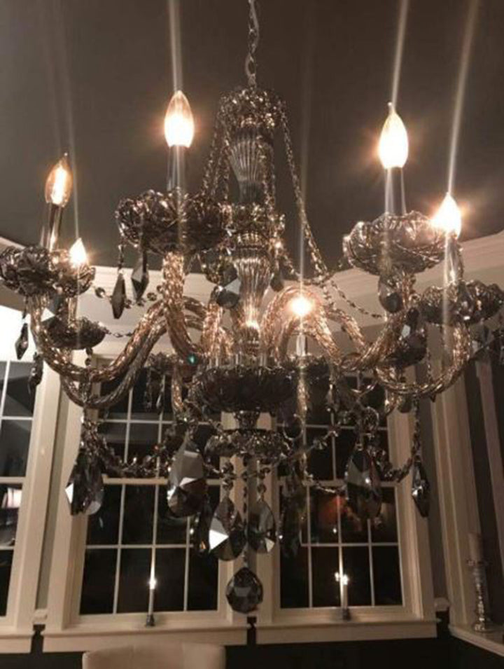 Worldwide Provence W83097C28-SM Chandelier Light - Polished Chrome