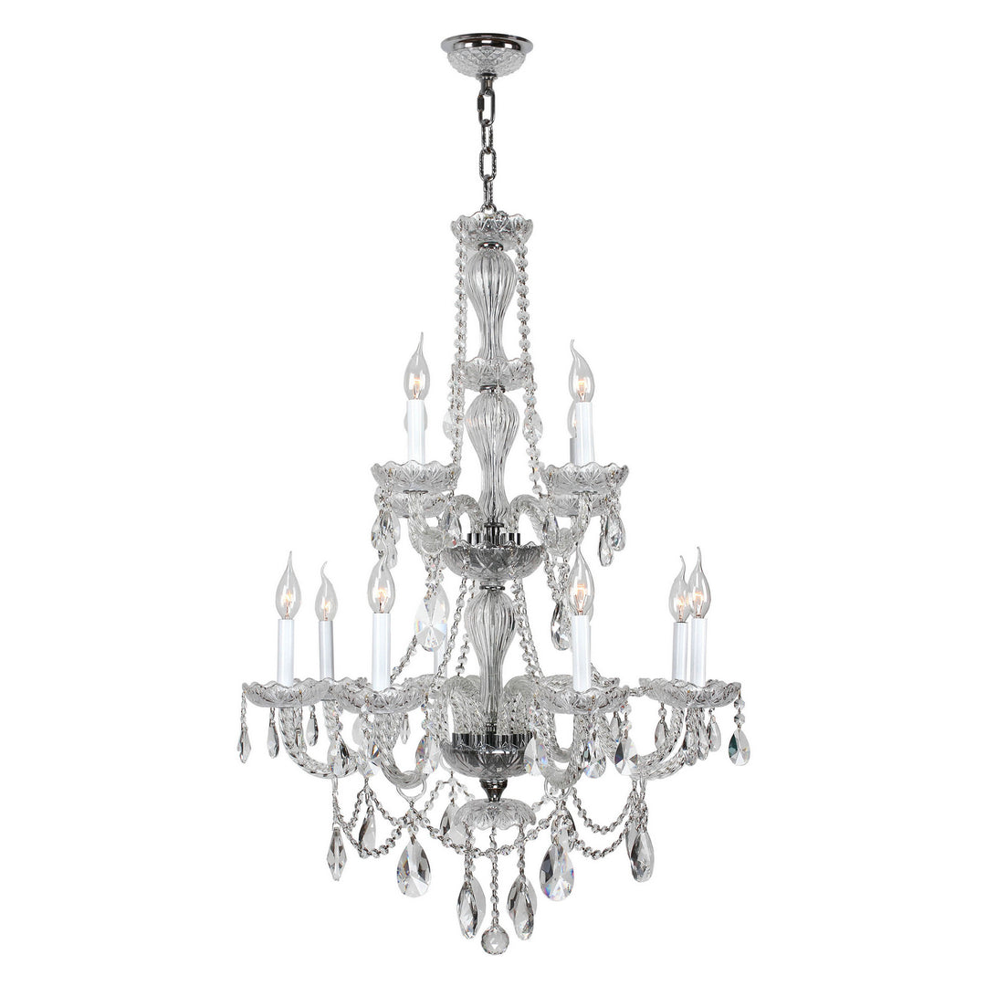 Worldwide Provence W83098C28-CL Chandelier Light - Polished Chrome