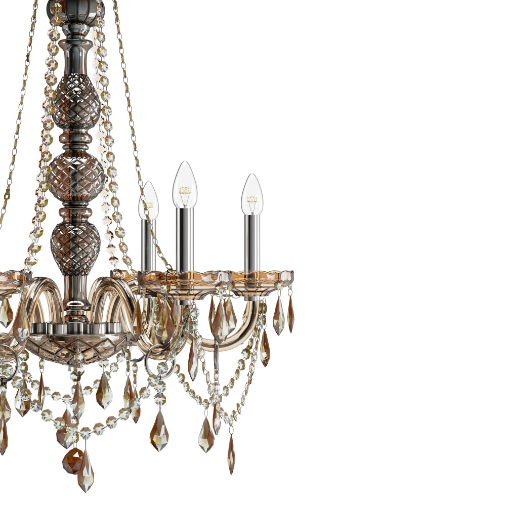 Worldwide Provence W83105C24-AM Chandelier Light - Polished Chrome