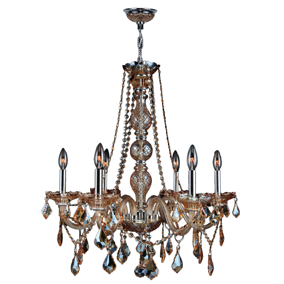 Worldwide Provence W83105C24-AM Chandelier Light - Polished Chrome