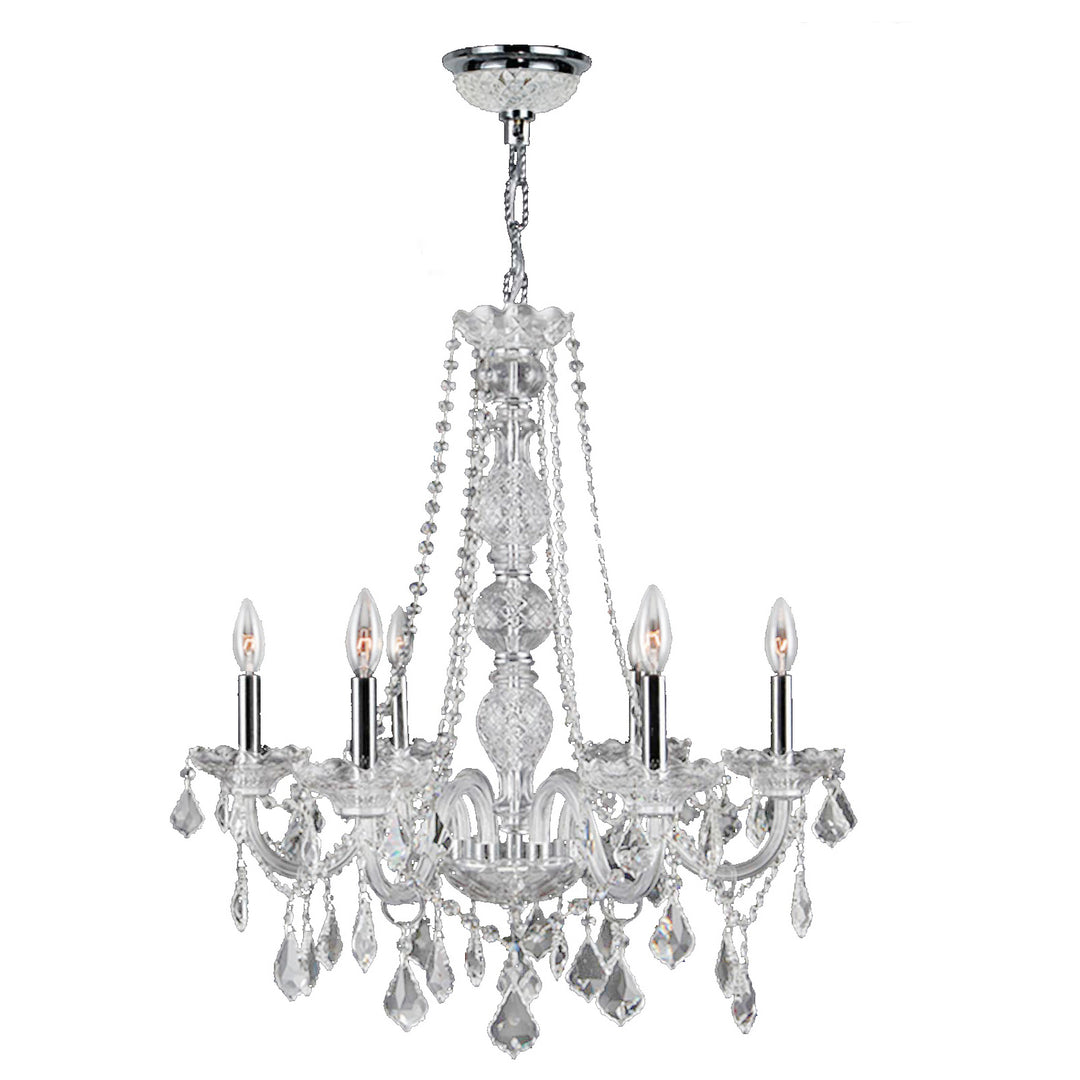 Worldwide Provence W83105C24-CL Chandelier Light - Polished Chrome