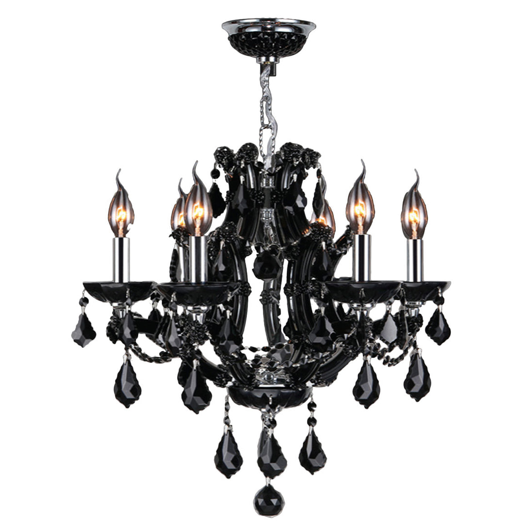 Worldwide Lyre W83117C20-BL Chandelier Light - Polished Chrome