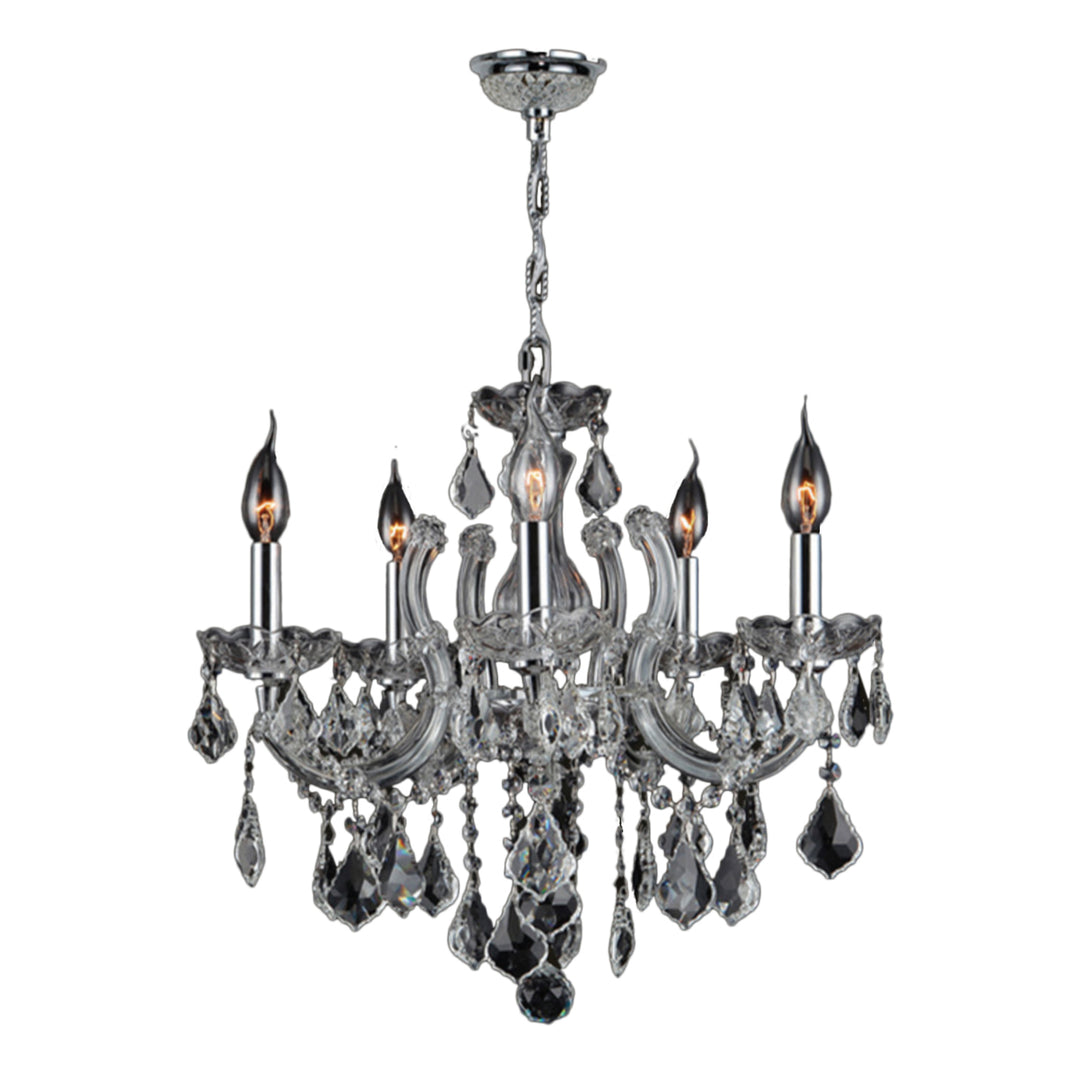 Worldwide Catherine W83120C18-CL Chandelier Light - Polished Chrome