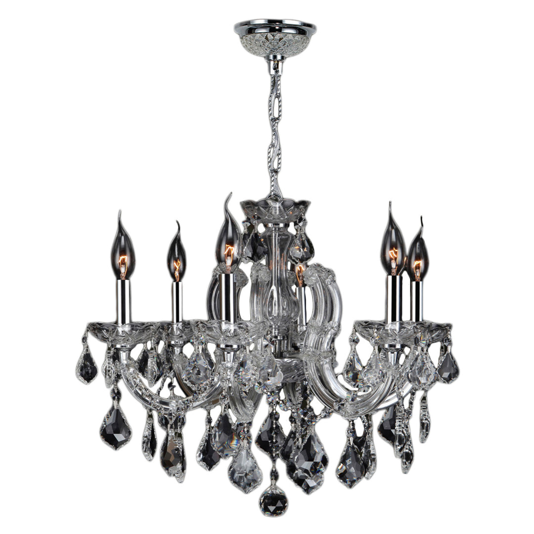 Worldwide Catherine W83121C20-CL Chandelier Light - Polished Chrome