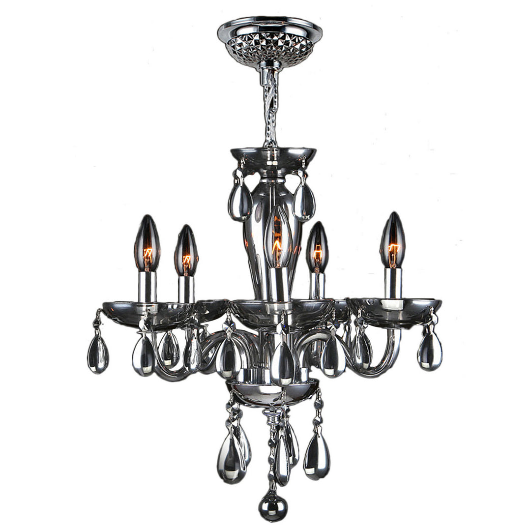 Worldwide Gatsby W83127C16-CH Chandelier Light - Polished Chrome